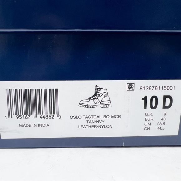 Polo Ralph Lauren Oslo Tactical Leather Boots New in Box - Picture 14 of 16